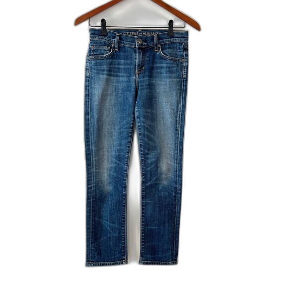 Citizens of Humanity Phoebe Slim Straight Crop Jeans Size 25 - Picture 1 of 10